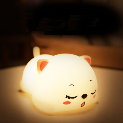 High Quality Cute Silicone Table Lamp Custom Tap Control Silicone Night Light For Kids