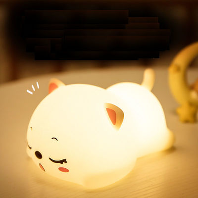 High Quality Cute Silicone Table Lamp Custom Tap Control Silicone Night Light For Kids