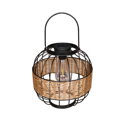 Waterproof Outdoor Rattan Lamp Shades For Balcony Garden Yard