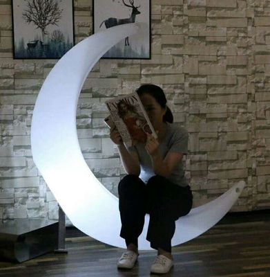 Glow Led Moon Chair with Rechargeable Lithium Battery