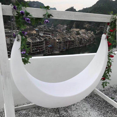 Glow Led Moon Chair with Rechargeable Lithium Battery