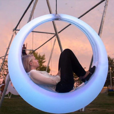 Event Decor Glowing Plastic Led Patio Swing Light Outdoor Furniture