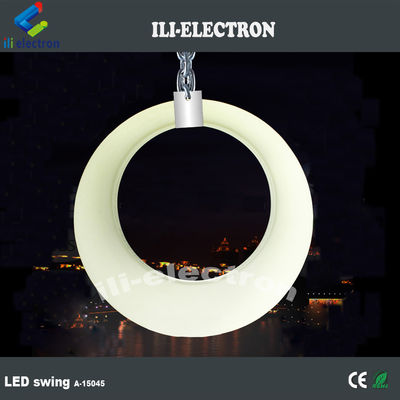 outdoor plastic led swing