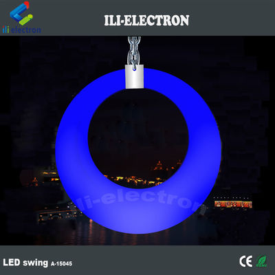 outdoor plastic led swing