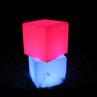 CE ROHS Certified Outdoor LED Cube Light Chair For Wedding Decoration