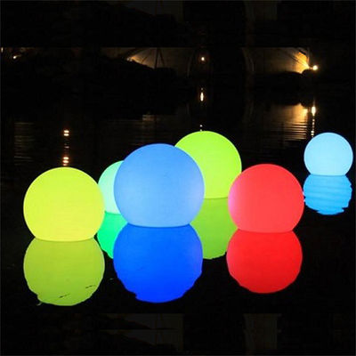 PE Plastic Glow Ball Light 16 Colors Changing Rechargeable Remote Control
