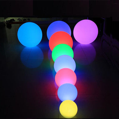 IP65 Waterproof Glow Ball Light , Floating Swimming Pool Light Remote Control