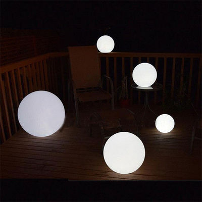 Remote Control LED Glow Ball Light Ip65 Waterproof Illuminated 20&quot; Size