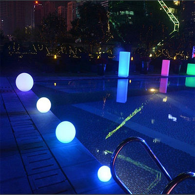 Remote Control LED Glow Ball Light Ip65 Waterproof Illuminated 20&quot; Size