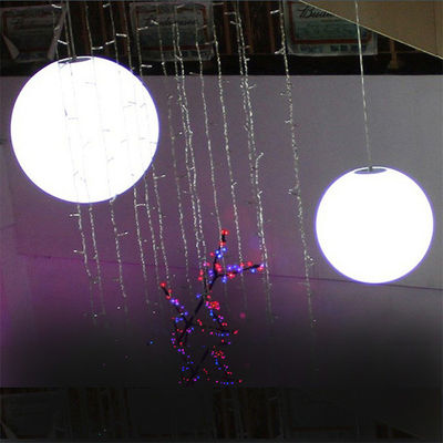 Remote Control LED Glow Ball Light Pendant Double Color For Holiday