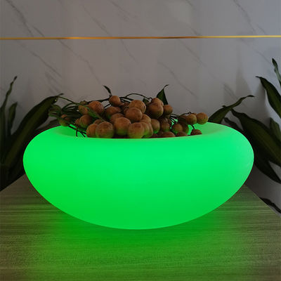 SMD 5050 LED Fruit Bowl Rechargeable 16 Color Changes For Party