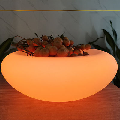 SMD 5050 LED Fruit Bowl Rechargeable 16 Color Changes For Party