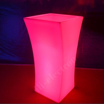 Illuminated Light Up Flower Pot Rechargeable for Home Garden Hotel