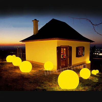 16 Color Change Valentine'S Day Glow Garden Decorative Ball PE Material IP65 Waterproof