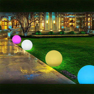 16 Color Change Valentine'S Day Glow Garden Decorative Ball PE Material IP65 Waterproof
