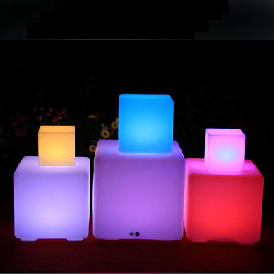 Plastic LED Cube Light With Remote Control And Adjustable Brightness