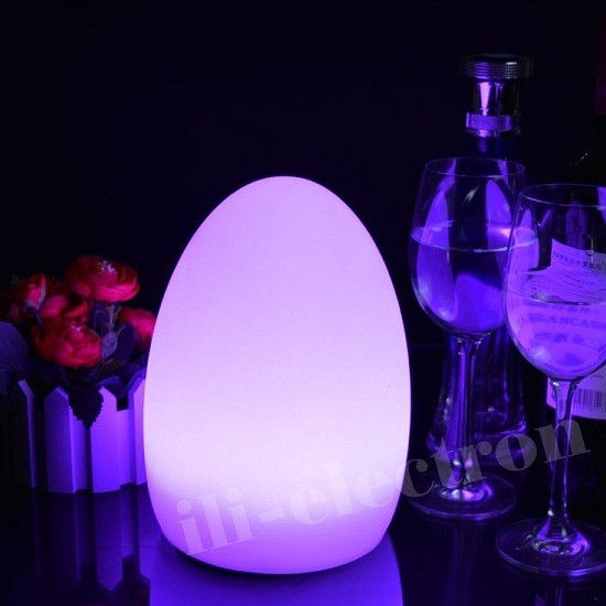 USB recharge Modern LED built-in lithium battery Built-in Battery RECHARGEABLE Bedroom led egg table lamp