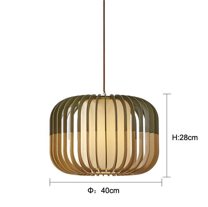 Nodic Rattan Pendant Light Chandelier Switch Control For Home Decoration