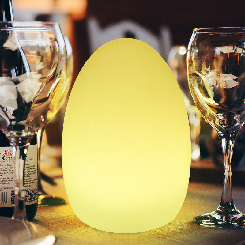 Wireless Colorful Egg Shaped LED Lights 6000K For Swimming Pool