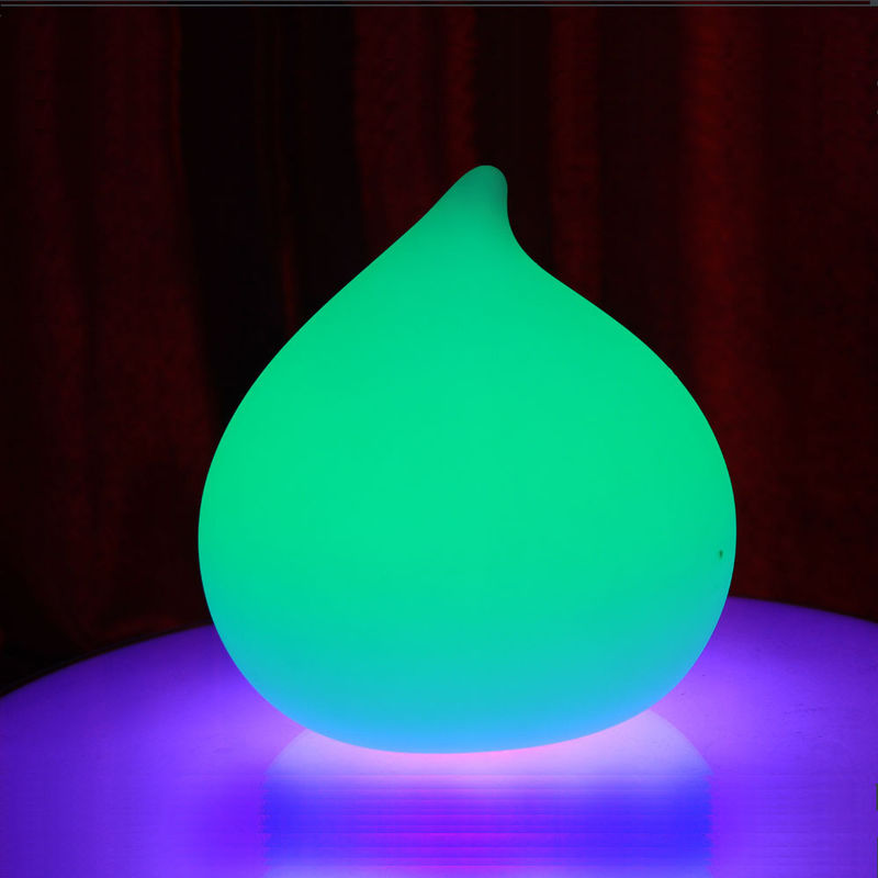 Rechargeable waterproof colorful plastic LED decorative light