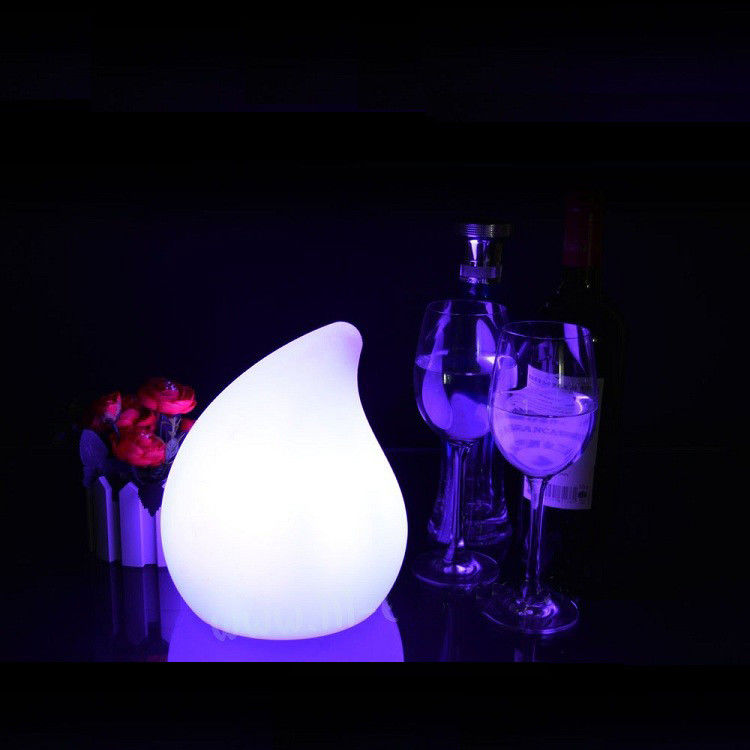 party decor muti-color plastic led craft peach lamps