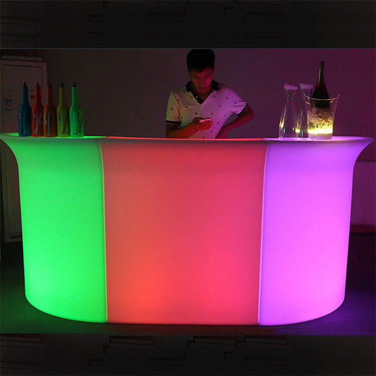 new PE plastic muti-color portable commercial led illuminated bar set