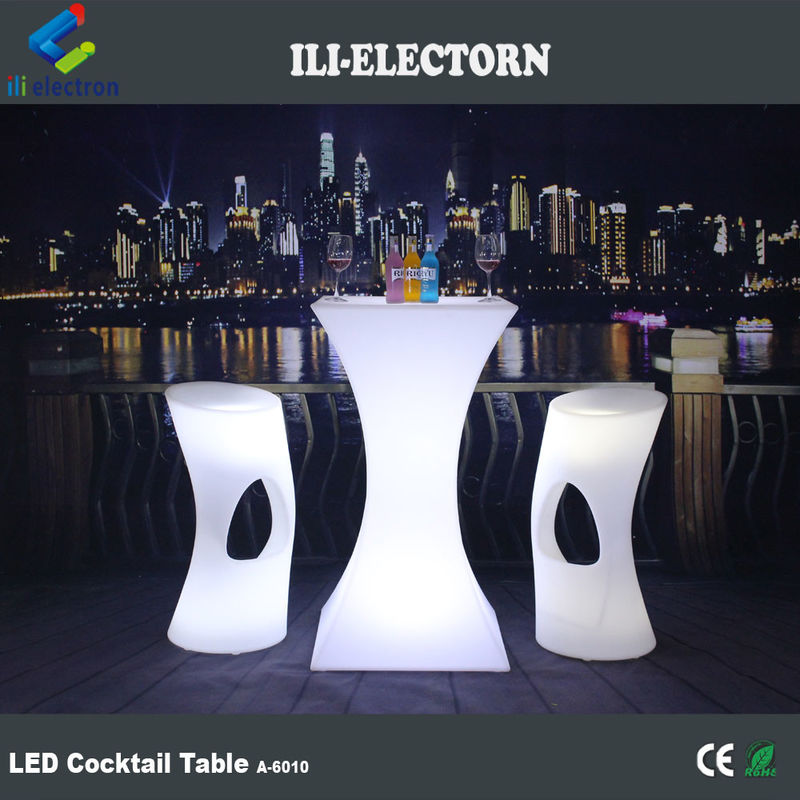 Hot Sales Modern Party Events and Bar Used Remote Color Changing Decorative LED Square Cocktail Table