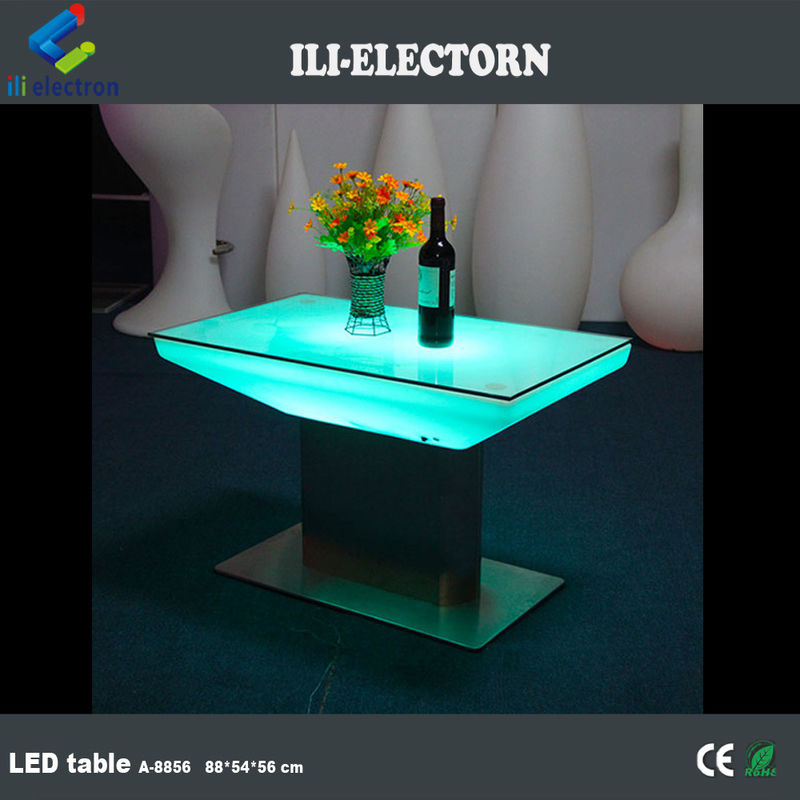 colorful led bar furniture glowing table lighting coffee table