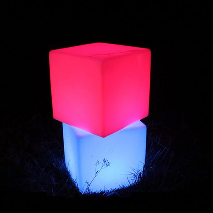 40cm Outdoor LED Cube Light Stools Rechargeable Wireless For Events 3