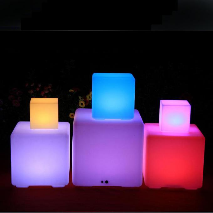Plastic Illuminate Space LED Cube Light Perfect Lighting Solution